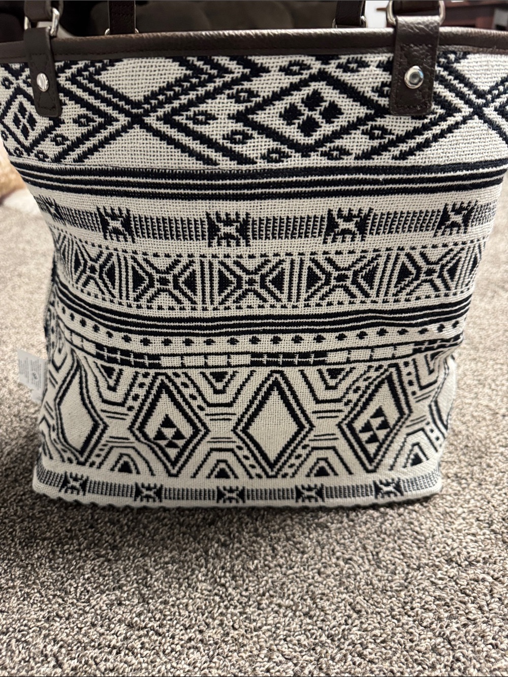 Brand new, thirty-one reversible geometric tote